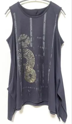 美品☆チュニック　グレーパープル