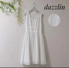 dazzlin ノースリーブワンピース ホワイト