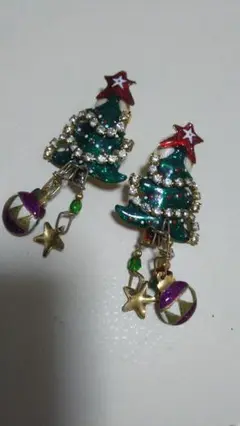 クリスマス イヤリング ヨーロッパ製 イタリアンジュエリー