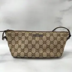 GUCCI(グッチ) GGキャンバス ハンドバッグ ポーチ KK219