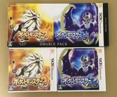 3DS ポケットモンスター サン・ムーン ダブルパック　外箱付き　分売不可