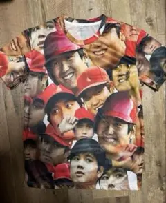 大谷翔平選手　顔だらけTシャツXL サイズ