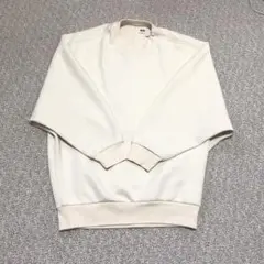 UNIQLO ドライスウェットクルーシャツ ジャージ　S オフホワイト