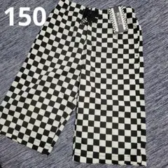 新品 キッズ ハーフパンツ 150 半ズボン ブロックチェック柄 定価979円