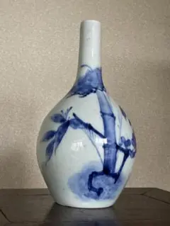薩摩焼 平佐 色絵 徳利 とっくり 花生 花入 花器 花瓶 岡本碧山 備前焼 徳利 酒器 とっくり 花器 一輪挿し花入