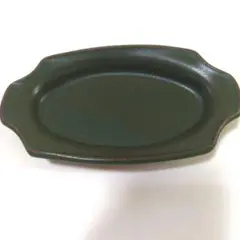 フネガタ皿まめ・緑／松塚裕子 陶器 うつわ 豆皿 菓子皿