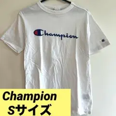 【美品】Champion ホワイト Tシャツ Sサイズ メンズ 綿100%