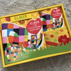 エルマーのカラフルタオルセット