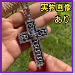 クロスネックレス イカゲーム サノス 230番 チェーン60cm 匿名発送A14