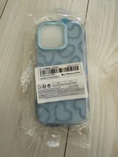iPhone 16 Pro ハート柄ケース ブルー