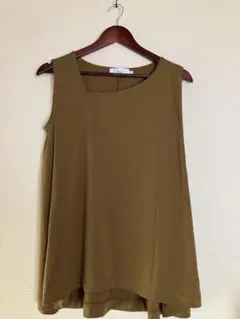 AZULbymoussy タンクトップ　キャメル　茶　s