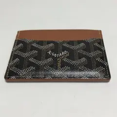 ◼️ GOYARD 幾何学模様 名刺入れ　箱付き◼️ 二つ折り GOYARD(ゴヤール) カードケース・名刺入れ(メンズ