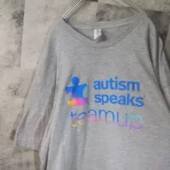 半袖TシャツUSA古着ビッグオーバーサイズグレー2XL　A10,5