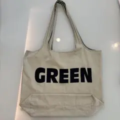 リサイクルコットン エコバッグ GREEN