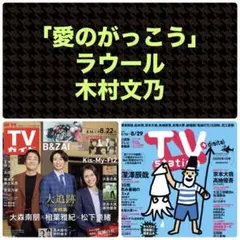 愛のがっこう ラウール 木村文乃 切り抜き 週刊TVガイド TVstation