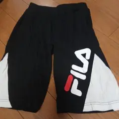 FILA ハーフパンツ 140cm 黒/白