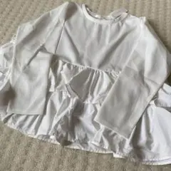 ペプラムフリルトップス 大きいサイズ アベイルしまむらPUNYUS