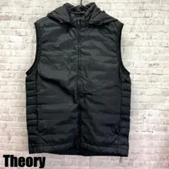 美品　Theory　セオリー　ダウンベスト　黒　ブラック　メンズ　S