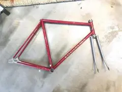 ビンテージ　片倉シルク　ランドナー　チャンピオンno2 クロモリフレーム　自転車 ビンテージ 片倉シルク ランドナー チャンピオンno2 クロモリ