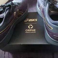 asics EvoRide ORPHE S メンズ ブラック/ピュアゴールド✨ アシックスとのコラボレーションで開発したスマートシューズ