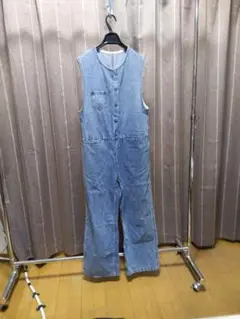 LEPSIMデニム ノースリーブ オールインワン