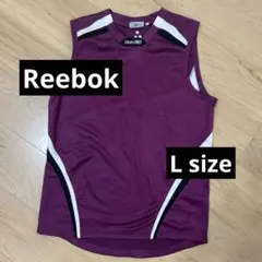 Reebok パープル ノースリーブシャツ