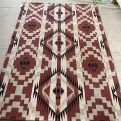 Pendleton 幾何学模様ラグ 大判