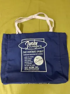 Junky Classics ネイビートートバッグ ③