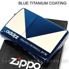 zippo☆BLUE TITANIUM☆トライアングル☆ジッポ ライター