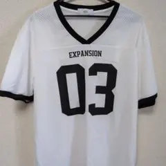 AZUL　Tシャツメッシュ　新品未使用　EXPANSON03 ホワイト半袖シャツ