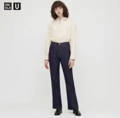 UNIQLO U 2020 フレアデニムパンツ ブーツカット 25