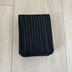 ミラー付き　リップケース　ブラック