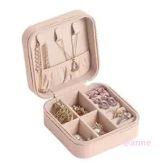 ジュエリー ボックス ピンク アクセサリー ケース 小物入れ コンパクト 新品