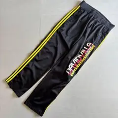 ジャージパンツ　冬用　黒　ブラック　オシャレ　ウエストゴム　ボトムス（L）