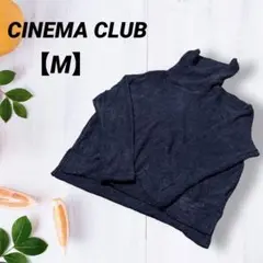 シネマクラブ ニットセーター レディース【M】タートルネック スリットフワフワ冬