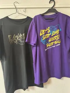 バスケットボール プリントTシャツ 2着セット