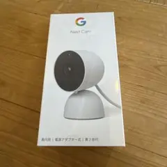 【新品未開封品】Google Nest Cam 屋内用 第2世代