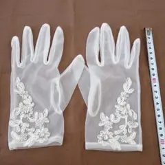 ウェディンググローブ ショート丈