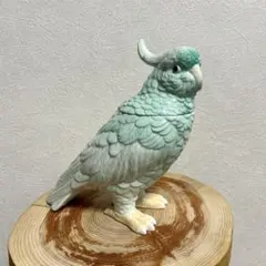 Francfranc バード　オブジェ　グリーン　インコ　鳥