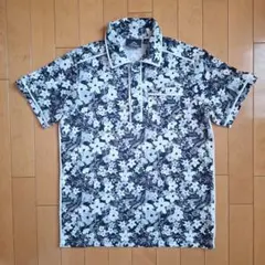 FISCHER 花柄 ポロシャツ Mサイズ