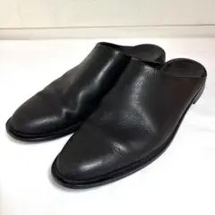 ISHMM sabot shoes イシュム　サボ　レザー　黒　スリッポン