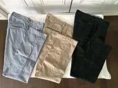 アバハウスコットンパンツ 3本セット