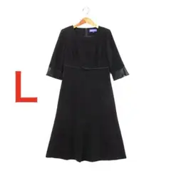 H1566◾️ブラックフォーマル　ワンピース　喪服