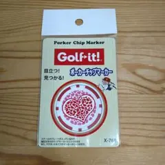 ポーカーチップマーカー ハート ゴルフマーカー