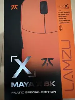 【ほぼ未使用】Lamzu Maya X 8K Fnatic