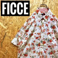 送料無料 フィッチェ 花柄 総柄 激レア ドン小西 ゆるだぼ00s シャツ 半袖