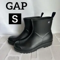 ✨美品✨GAP ブラック レインシューズ ショートブーツＳ22㎝