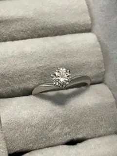 Ptダイヤモンドリング 0.444ct