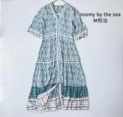 【24時間限定価格】ルーミーライザシー 総柄シャツワンピース【M相当】ボヘミアン