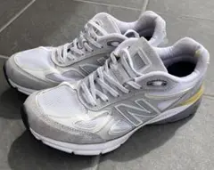 【ジャンク】New Balance 990v4 ホワイト　made in usa